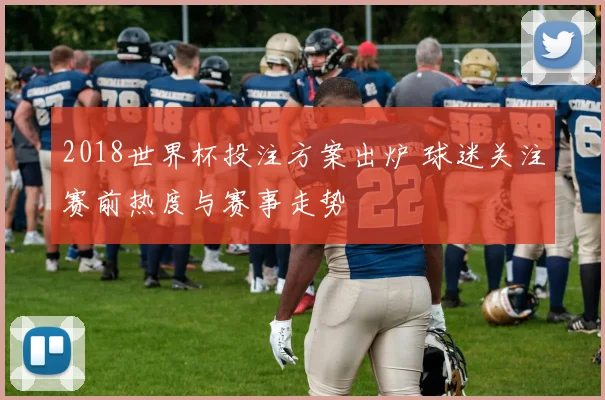 2018世界杯投注方案出炉 球迷关注赛前热度与赛事走势