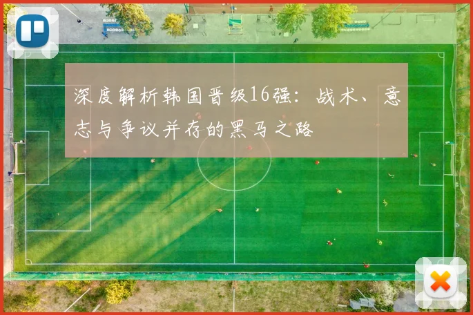 深度解析韩国晋级16强：战术、意志与争议并存的黑马之路